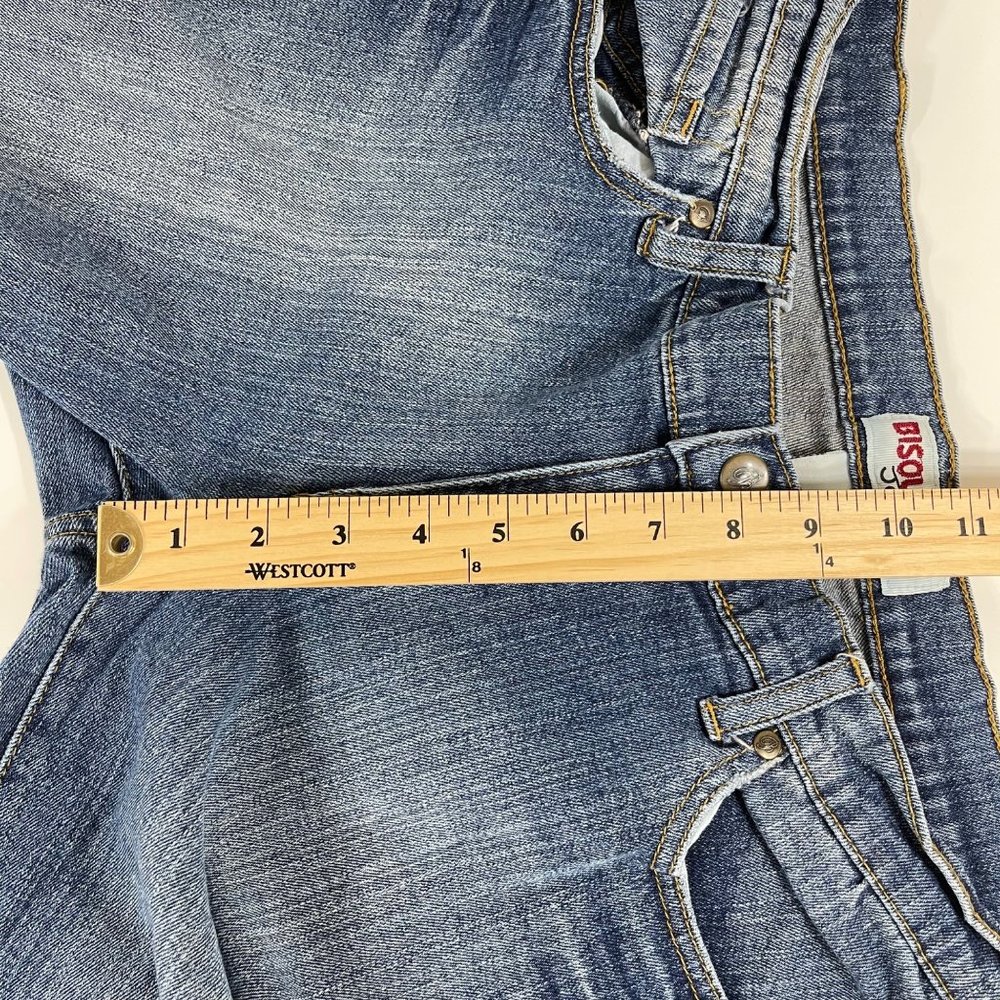 Bisou Bisou Jeans The Stevie Crop Blue Size 12 - Picture 7 of 9